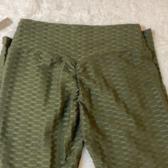 NWT Olive Green‎ New Mix Leggings - Picture 6 of 7